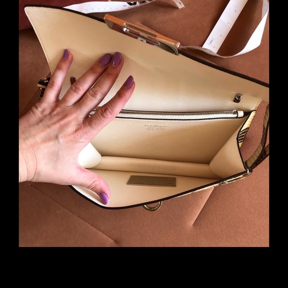 Salvatore Ferragamo Aileen Python Bag - Picture 13 of 14